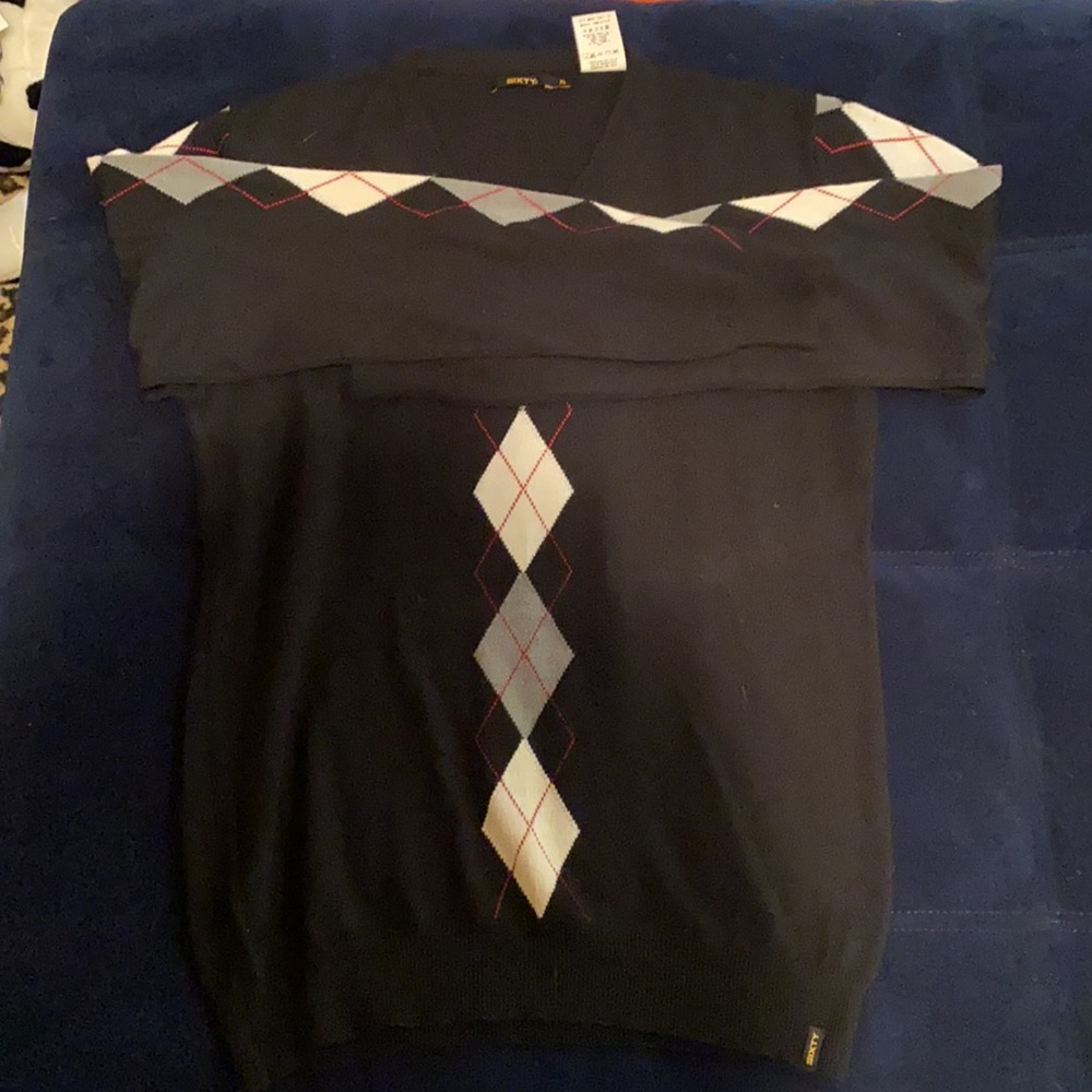Men diamond pattern sweater - Picture 4 of 5